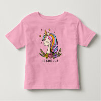Nombre Personalizado De Unicorn Cute Whimsical Gir