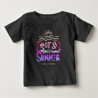 Nombre personalizado de verano caliente y asombros