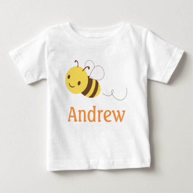 Camiseta De Bebé Nombre personalizado del bebé del Personalizado de (Anverso)