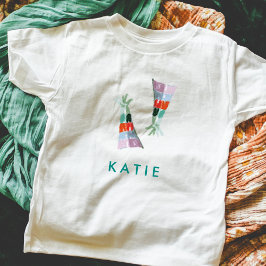 Camiseta De Bebé Nombre personalizado del Ilustracion del Gorra del