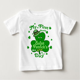Camiseta De Bebé Nombre personalizado Primer Día del Niño