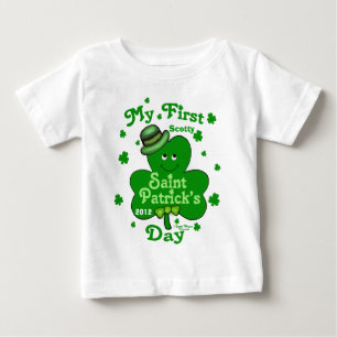 Camiseta De Bebé Nombre personalizado Primer Día del Niño