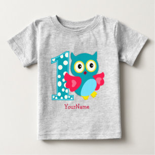 Camiseta De Bebé Nombre personalizado Primer traje de bebé de cumpl