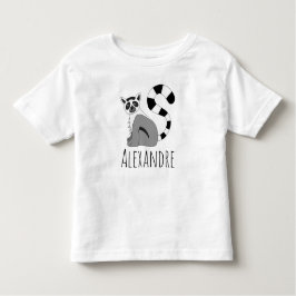 Camiseta De Bebé Nombre y lema de la jungla moderna para niños