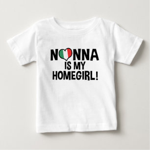 Camiseta De Bebé Nonna es mi casa