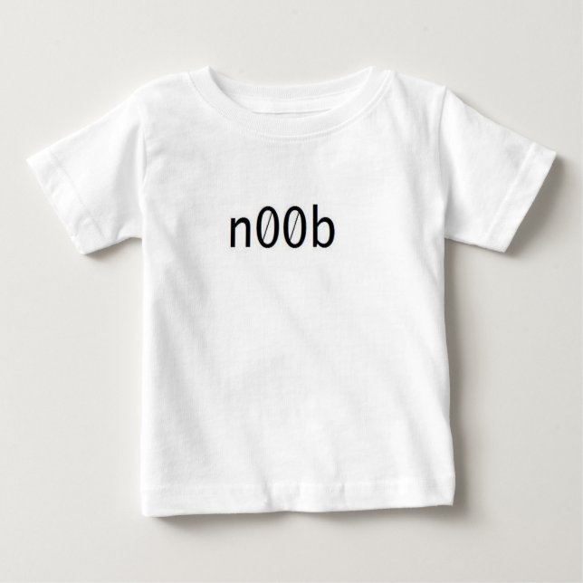 Camiseta De Bebé noob (Anverso)