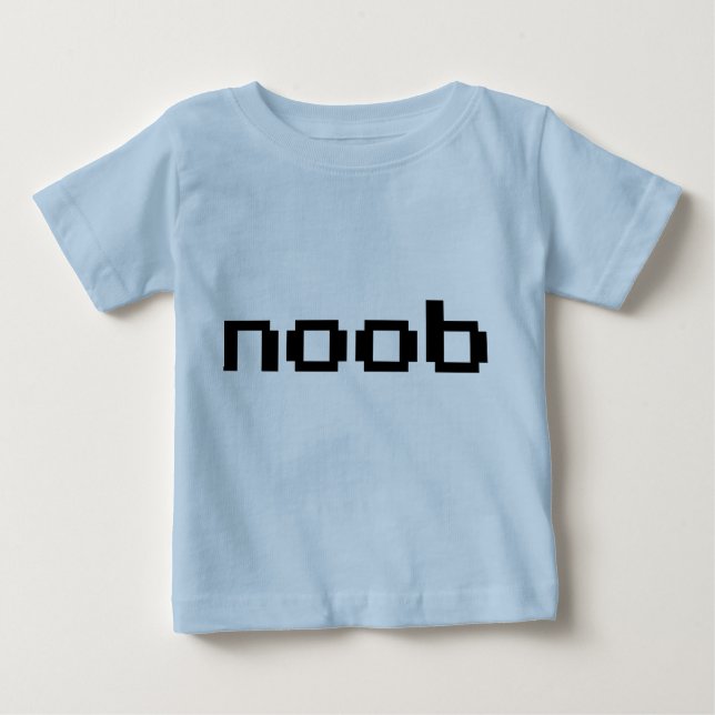Camiseta De Bebé noob (Anverso)