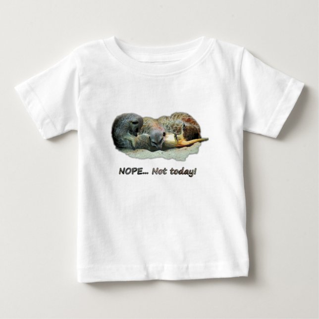 Camiseta De Bebé NOPE… Miseria today! (Anverso)