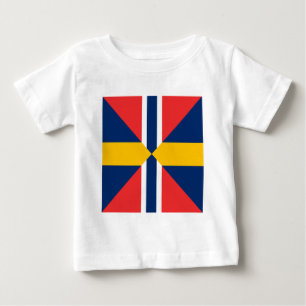 Camiseta De Bebé Norge Sverige Sildesalaten, Noruega