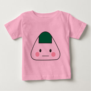 Camiseta De Bebé Nori japonés de la alga marina de la bola de arroz