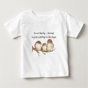 Camiseta De Bebé Normal apenas un ajuste en el humor más seco de la