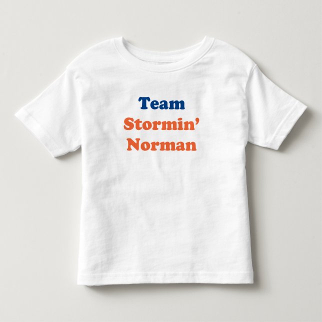Camiseta De Bebé Normando de Stormin del equipo (Anverso)