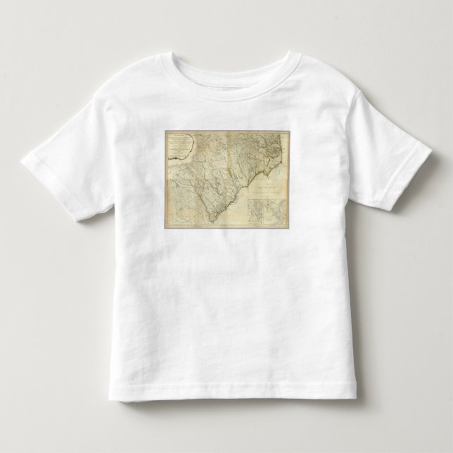 Camiseta De Bebé Norte compuesto y Carolina del Sur (Anverso)
