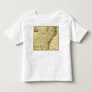Camiseta De Bebé Norte y Carolina del Sur y Georgia - panorámicos
