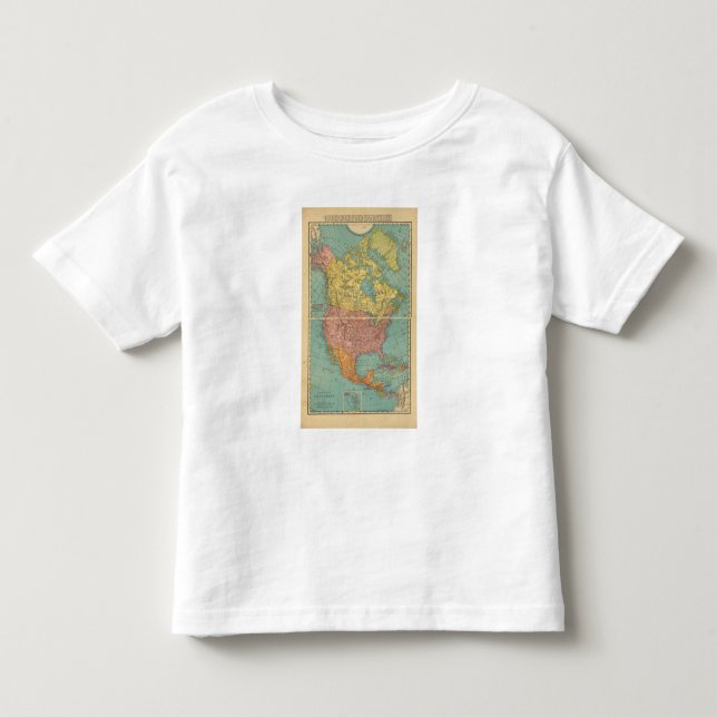 Camiseta De Bebé Norteamérica 16 (Anverso)