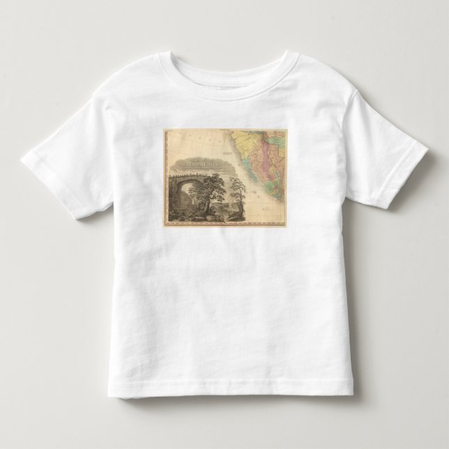 Camiseta De Bebé Norteamérica al sudoeste (Anverso)