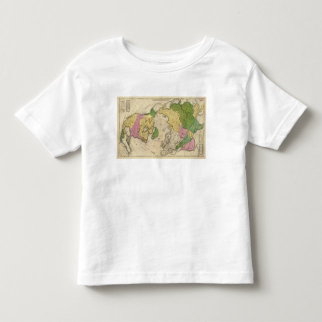 Camiseta De Bebé Norteamérica, Asia (Anverso)
