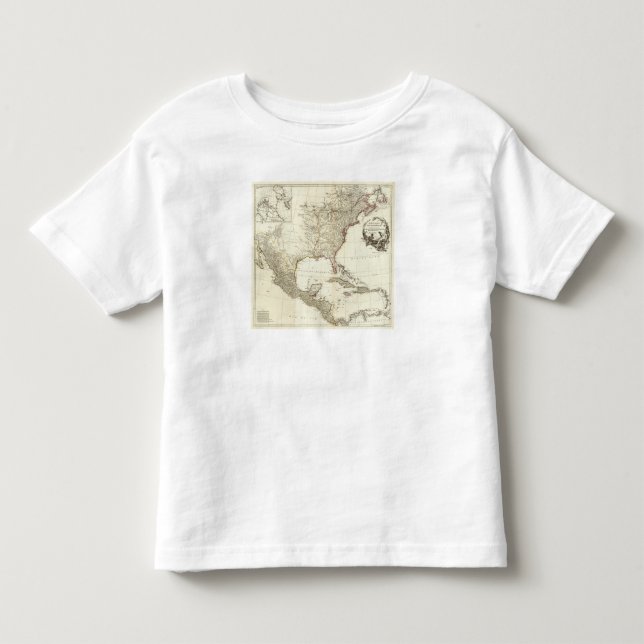 Camiseta De Bebé Norteamérica compuesto 2 (Anverso)