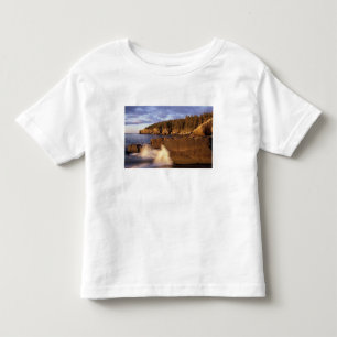 Camiseta De Bebé Norteamérica, EE. UU., ME, La costa rocosa de Main
