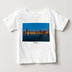 Camiseta De Bebé North Chicago Cityscape