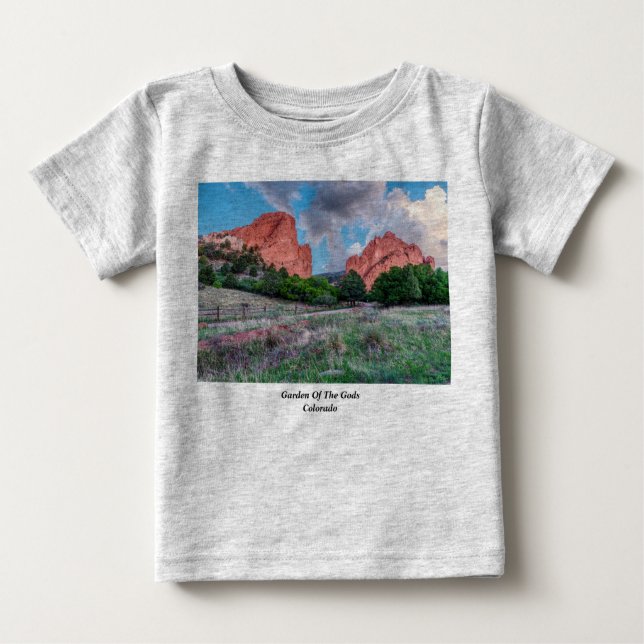 Camiseta De Bebé North South Gateway Rock Garden Of Gods Baby Shirt (Anverso)