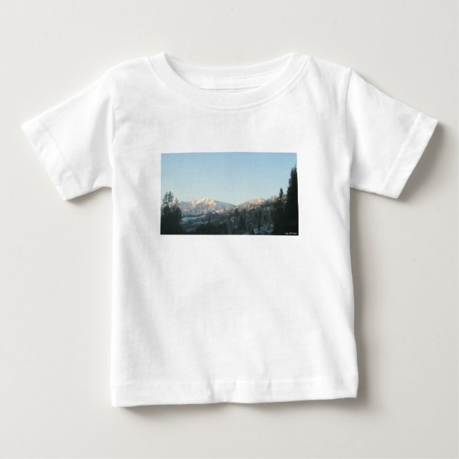 Camiseta De Bebé Northern Rocky Mountain Forest  (Anverso)