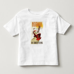 Camiseta De Bebé Noruega - la cuna del esquí