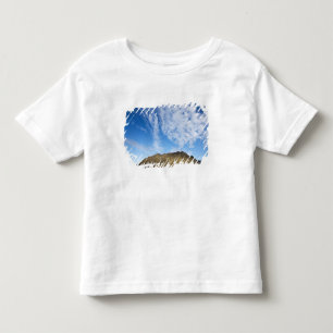 Camiseta De Bebé Noruega, Svalbard, Nubes sobre acantilados empinad