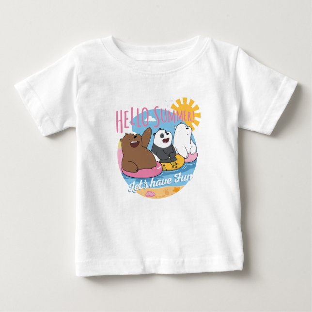 Camiseta De Bebé Nos Bastamos Los Osos - ¡Hola, Verano! Vamos a div (Anverso)