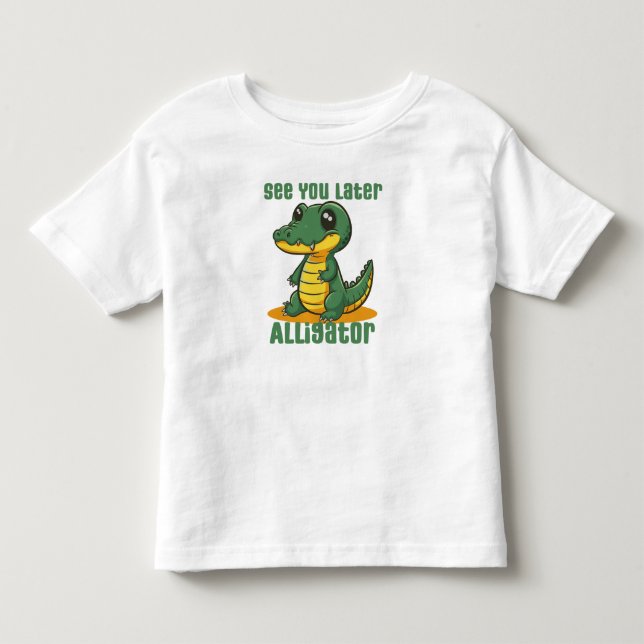 Camiseta De Bebé Nos vemos luego en el caimán (Anverso)