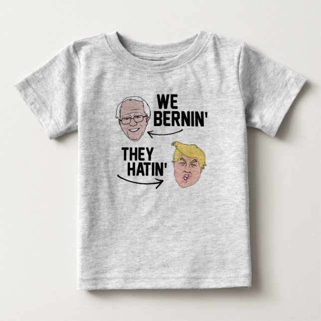 Camiseta De Bebé Nosotros Bernin ellos Hatin (Anverso)