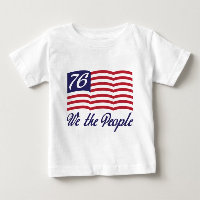 Camiseta De Bebé Nosotros la gente '76 (Anverso)