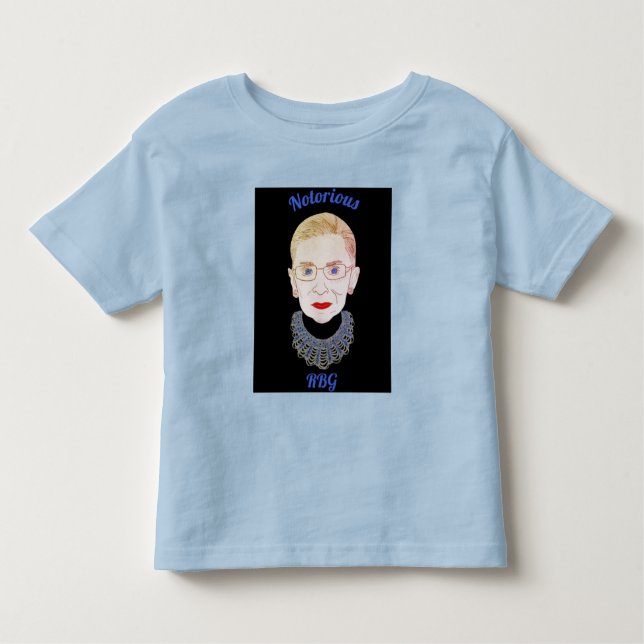 Camiseta De Bebé Notorio disenso de RBG (Anverso)