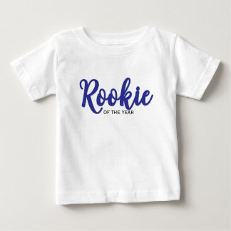 Camiseta De Bebé Novato del Año 1er Cumpleaños Béisbol