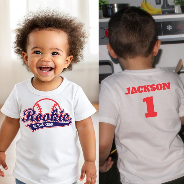 Camiseta De Bebé Novato del Año en el Béisbol (Subido por el creador)