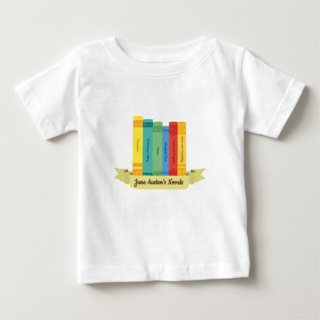Camiseta De Bebé Novelas de Jane Austen III (Anverso)