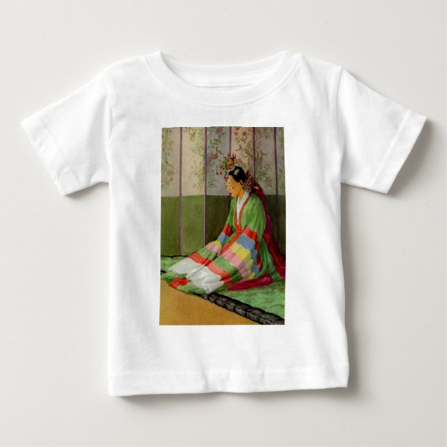 Camiseta De Bebé Novia coreana (Anverso)