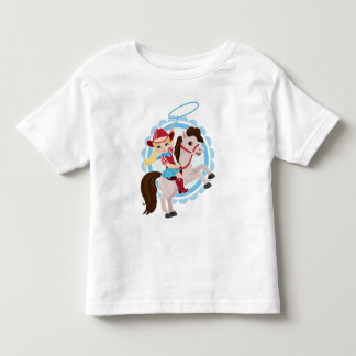 Camiseta De Bebé Novia en caballo - Rodeo rubio