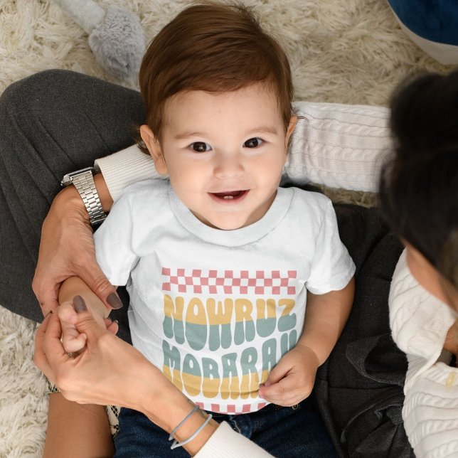 Camiseta De Bebé Nowruz Mobarak | Feliz Año Nuevo persa (Nowruz Mobarak | Happy Persian New Year Baby T-Shirt)