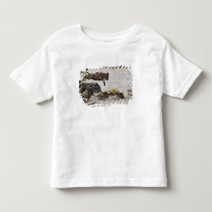 Camiseta De Bebé Ñu saltando al río Mara