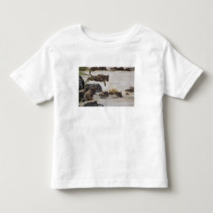 Camiseta De Bebé Ñu saltando al río Mara