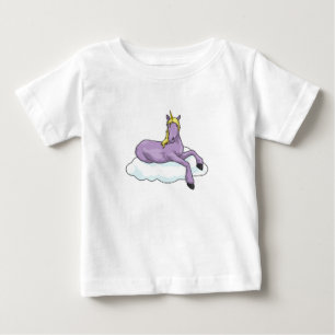 Camiseta De Bebé Nube de unicornio