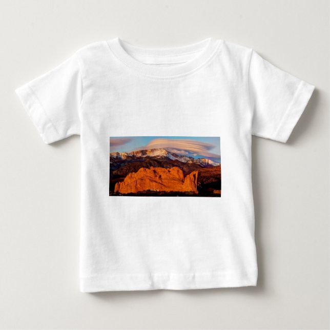 Camiseta De Bebé Nube lenticular (Anverso)