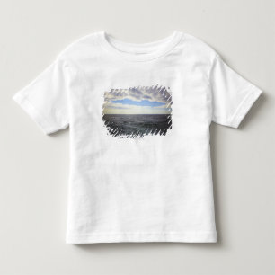 Camiseta De Bebé Nubes circulares sobre el Océano Atlántico