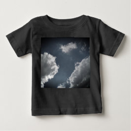 Camiseta De Bebé Nubes grises