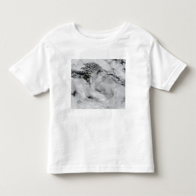Camiseta De Bebé Nubes onduladas en forma de ola (Anverso)