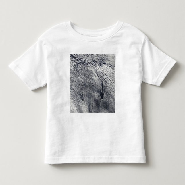 Camiseta De Bebé Nubes sobre las islas Juan Fernández (Anverso)