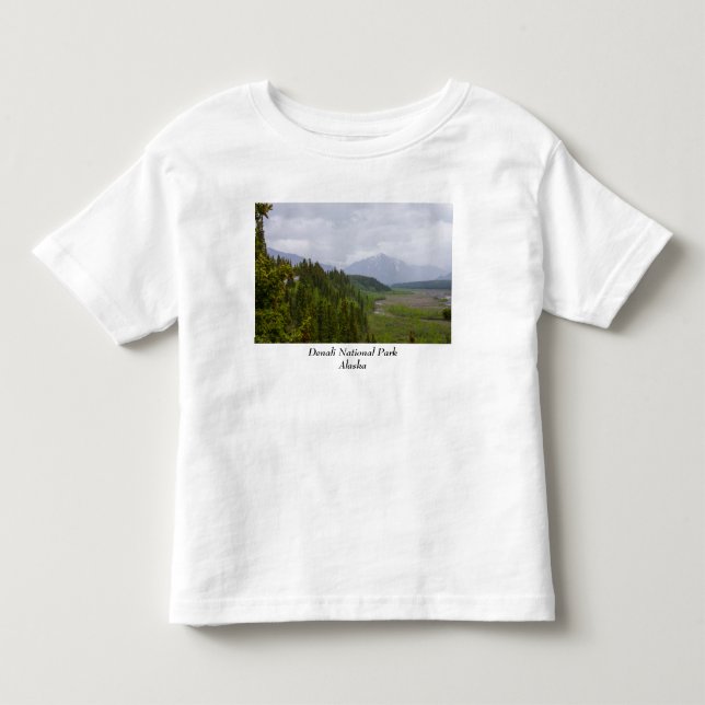 Camiseta De Bebé Nublada En Denali (Anverso)