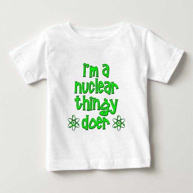 Camiseta De Bebé nuclear divertido (Anverso)