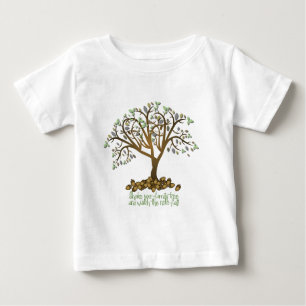 Camiseta De Bebé Nueces de árbol de familia
